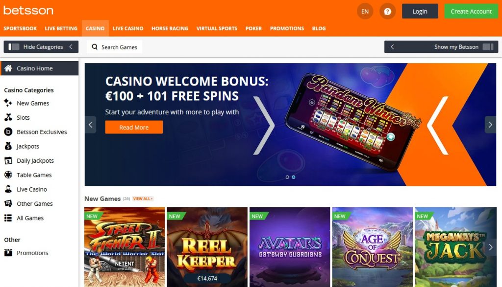 betekon Casino Hoşgeldin Bonusu